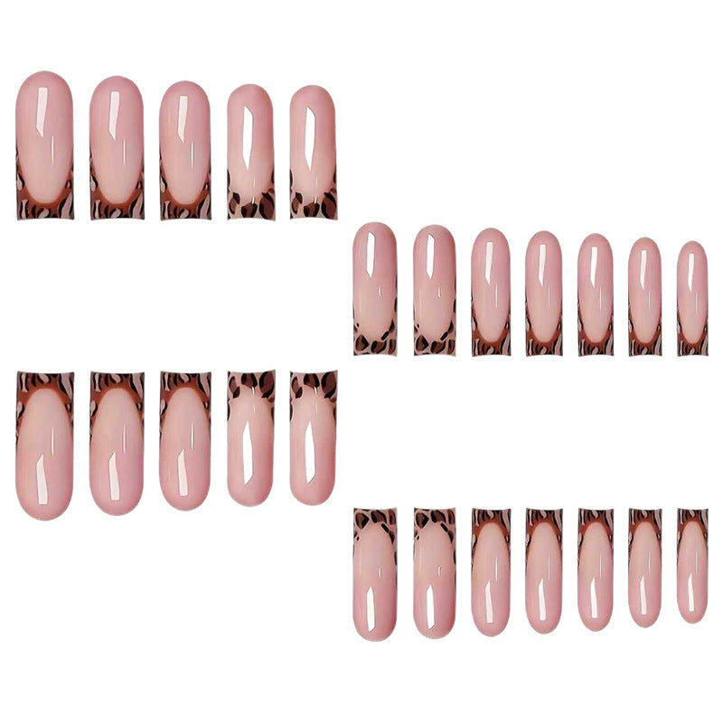 Trendy French Tip Press-On Nail Set Kalsten