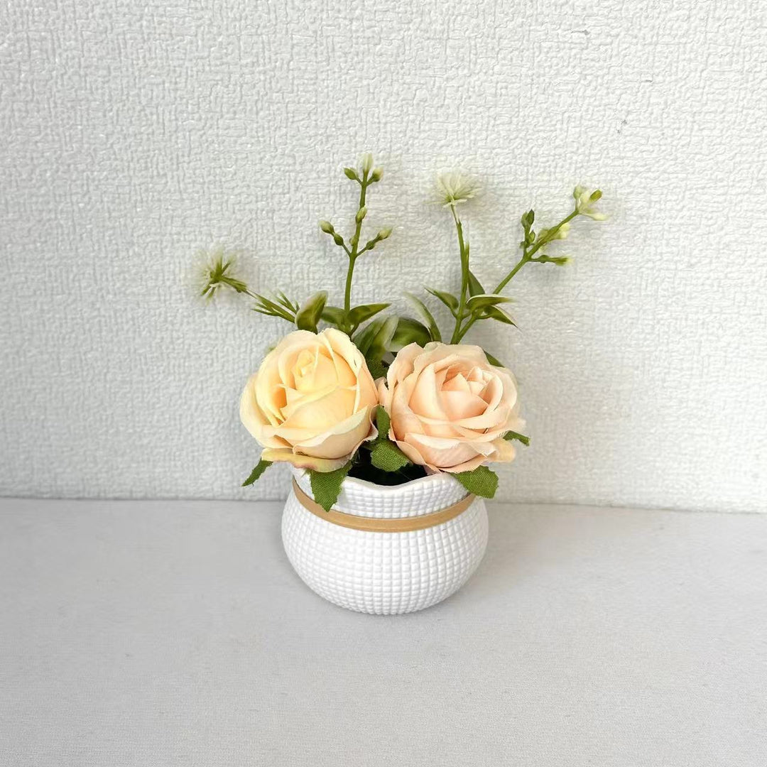 Faux Floral Table Centerpiece