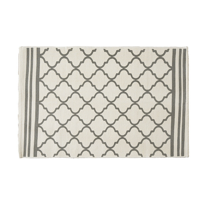 Living and entrance area mat with diamond pattern Kalsten