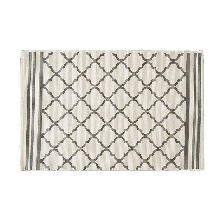 Living and entrance area mat with diamond pattern Kalsten