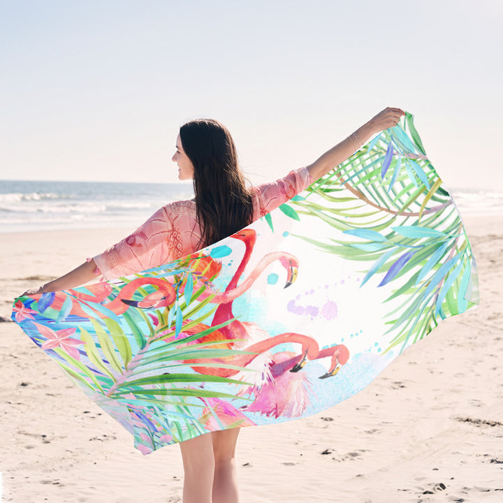 Beach towel in elegant jellyfish design Kalsten