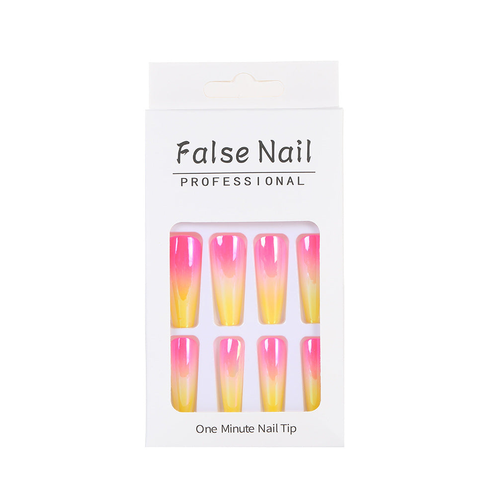 Artificial nail tips in modern ombre design Kalsten