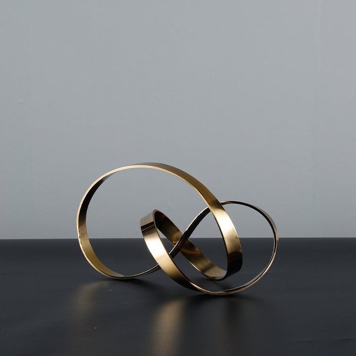 Modern Decorative Loop Sculpture