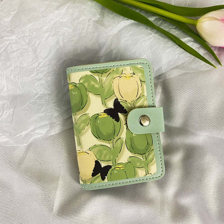 Floral Print Zippered Cardholder Kalsten