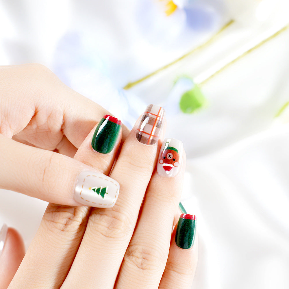 Festive Themed Press-On Nail Set Kalsten