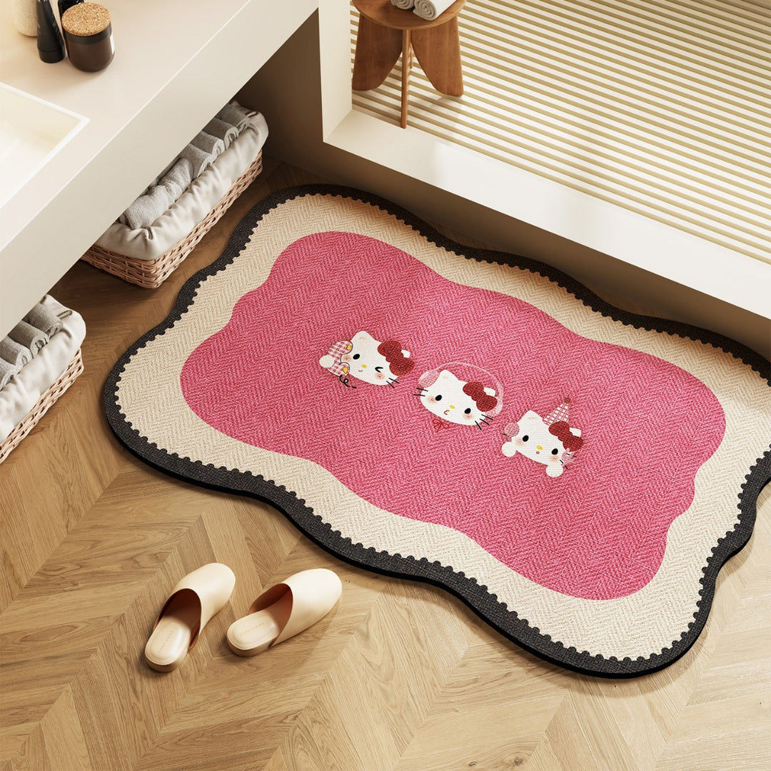 Elegant Decorative Bathroom Mat for Home