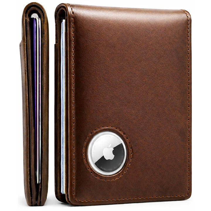 Premium Leather Wallet with AirTag Holder Kalsten
