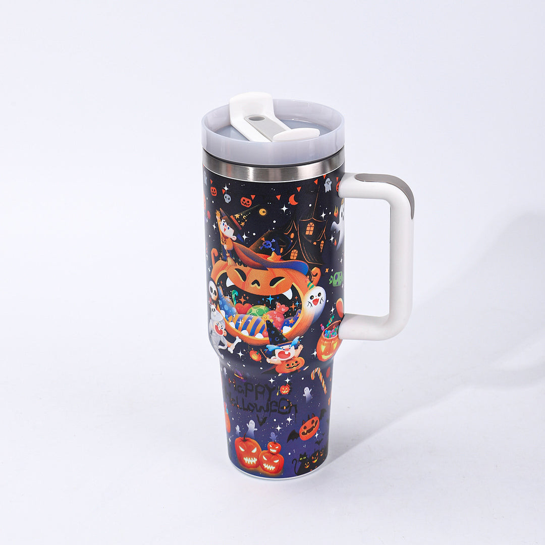 Women's Insulated Mug with Halloween Motif Kalsten