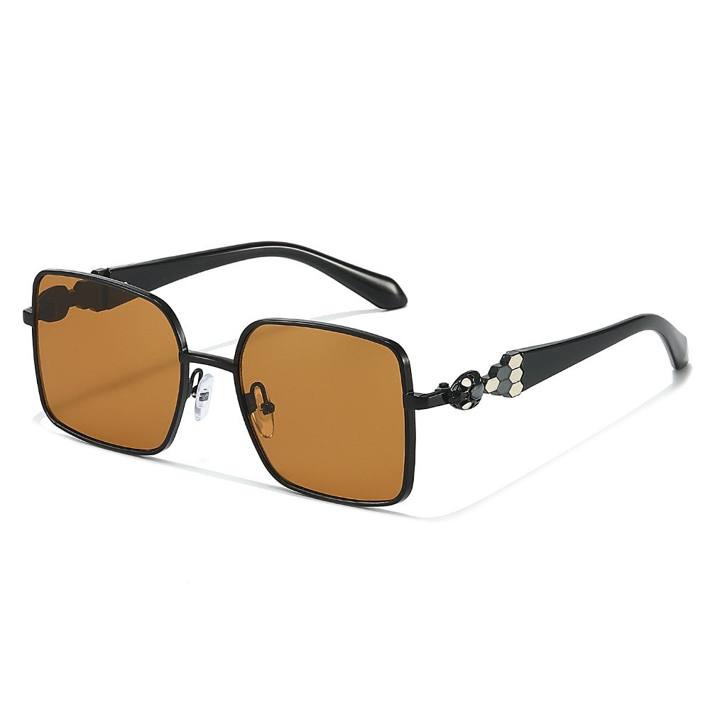 Chic Decorative Square Frame Sunglasses Kalsten