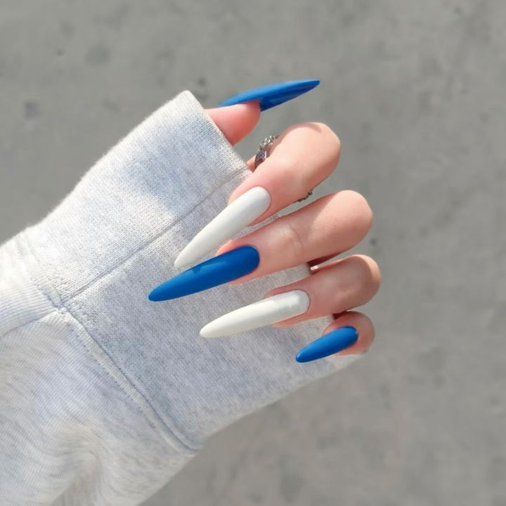 Artistic Long Stiletto Nail Enhancements Kalsten