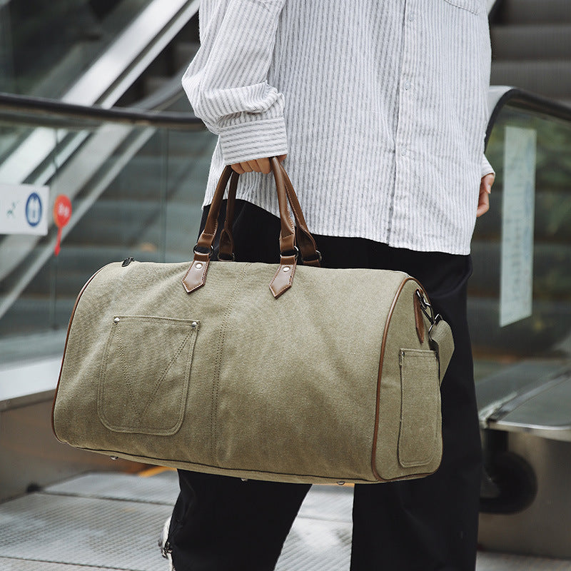 Durable Canvas Weekender Duffel Bag Kalsten