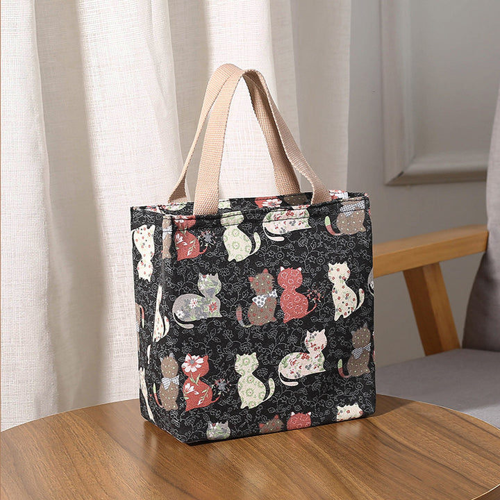 Cute Cat Print Tote Bag Kalsten