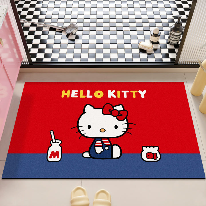 Hello Kitty Themed Soft Bathroom Mat