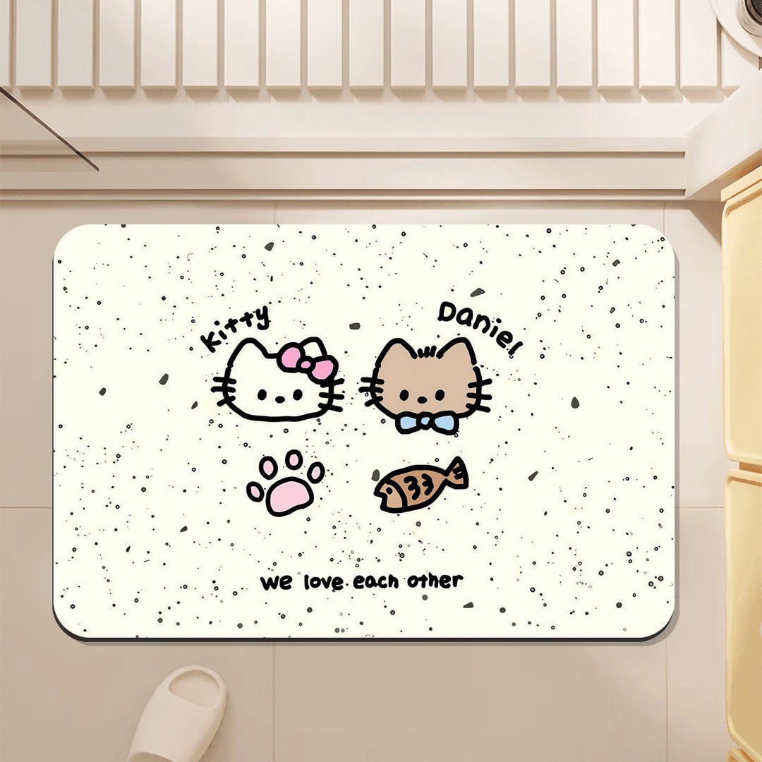 Playful Animal-Themed Area Mat