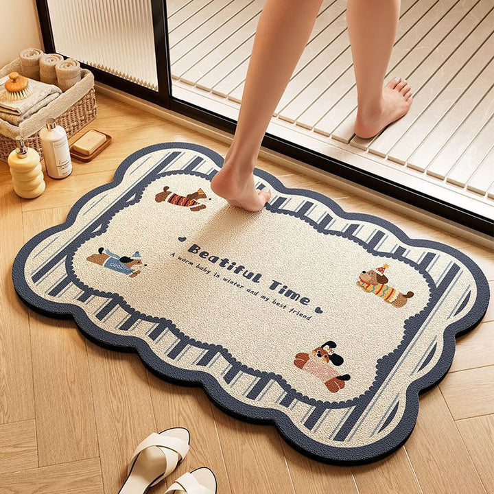 Cute Dachshund Bath Mat