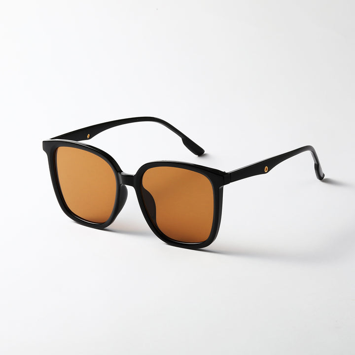 Women's stylish square sunglasses with clear frame and polarized lenses Kalsten