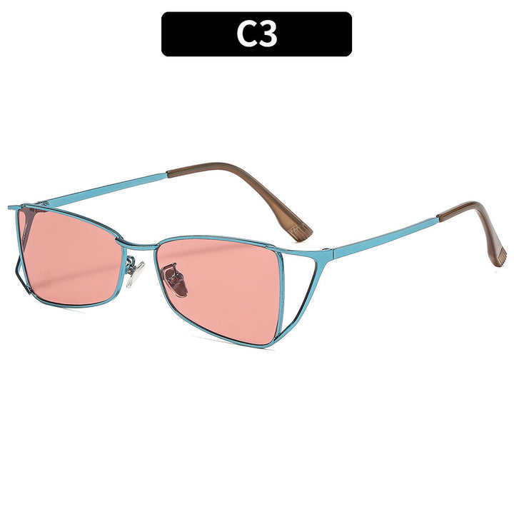 Chic Geometric Cat-Eye Sunglasses