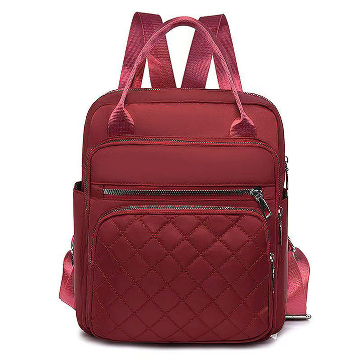 Quilted Multi-Compartment Backpack Kalsten