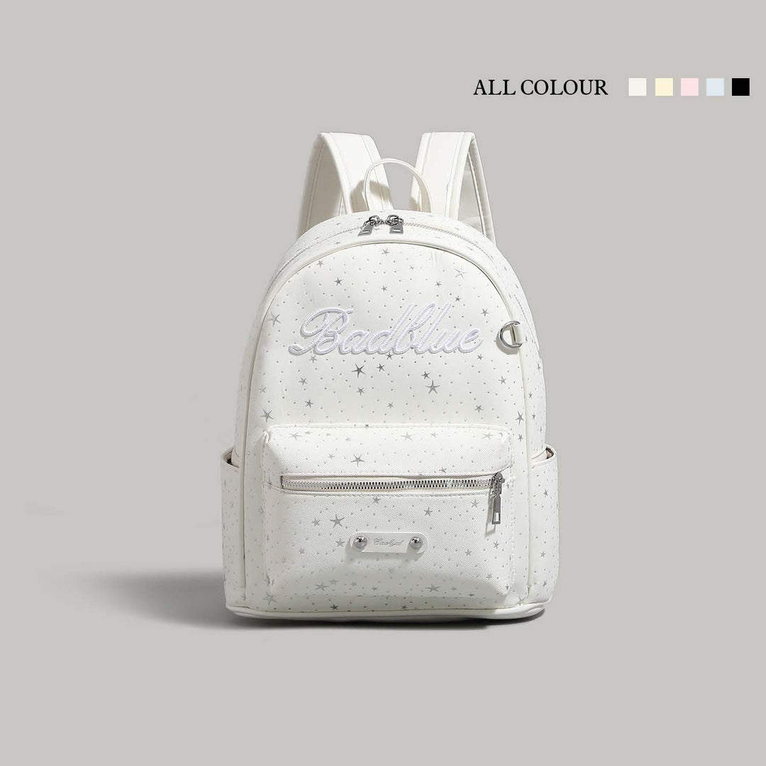 Star-Embellished Casual Backpack Kalsten