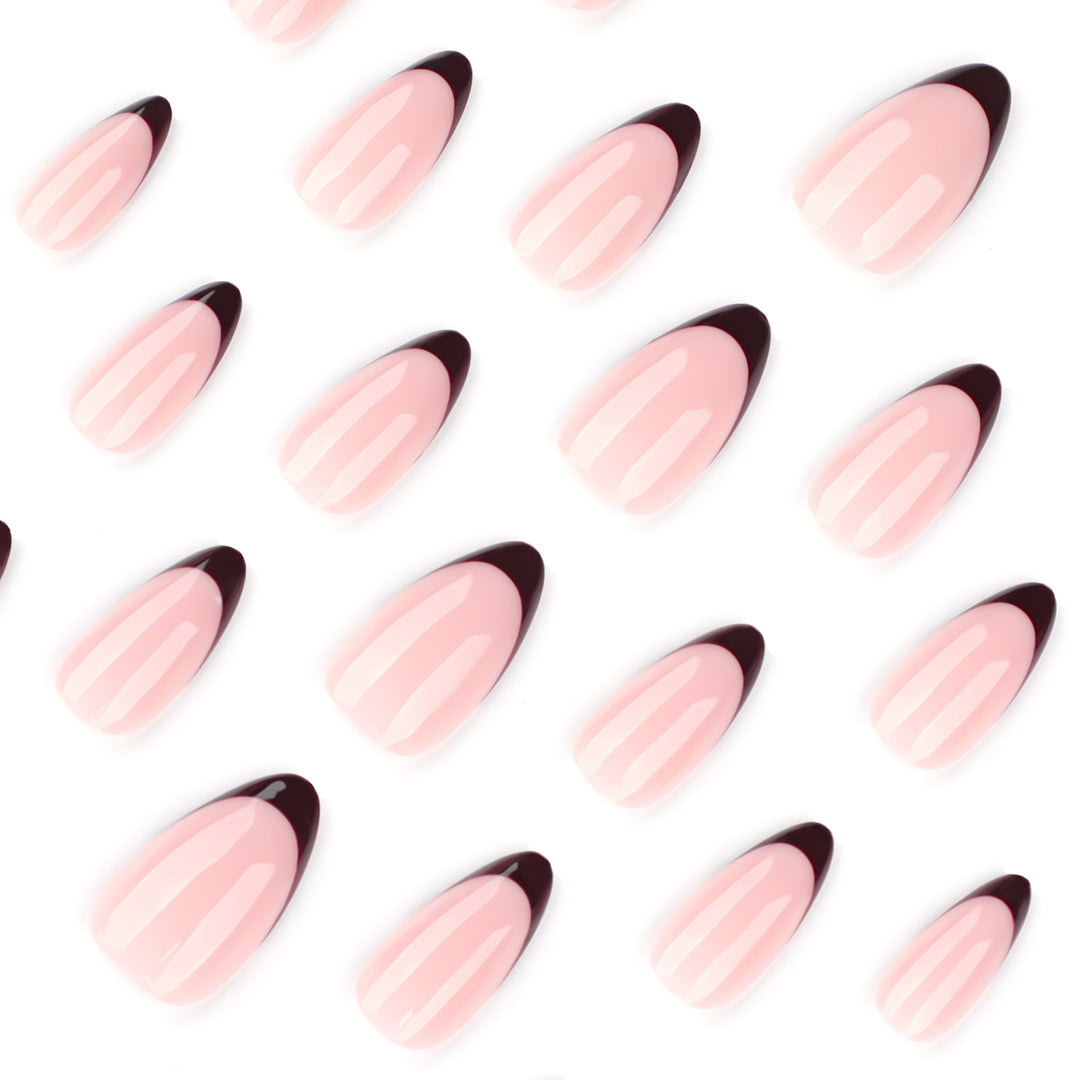 Elegant Stiletto Fake Nails with Gradient and Shine Kalsten