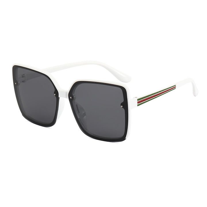 Women's Oversized Square Sunglasses with Contrasting Frame Kalsten