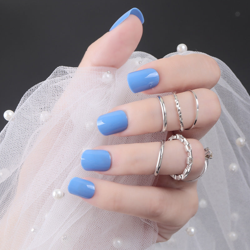 High-Gloss Square Press-On Nails Kalsten