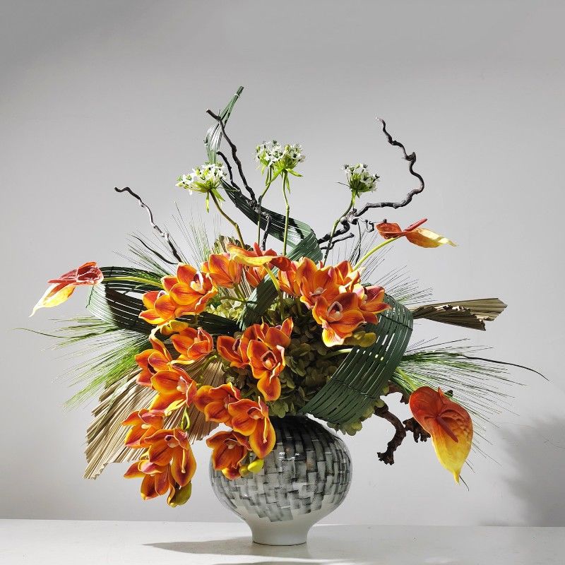 Elaborate Artificial Floral Arrangement