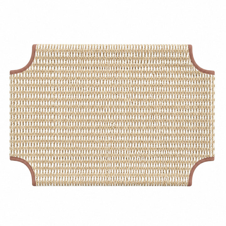 Unisex nan raised wooden pet bed with breathable, woven cover Kalsten
