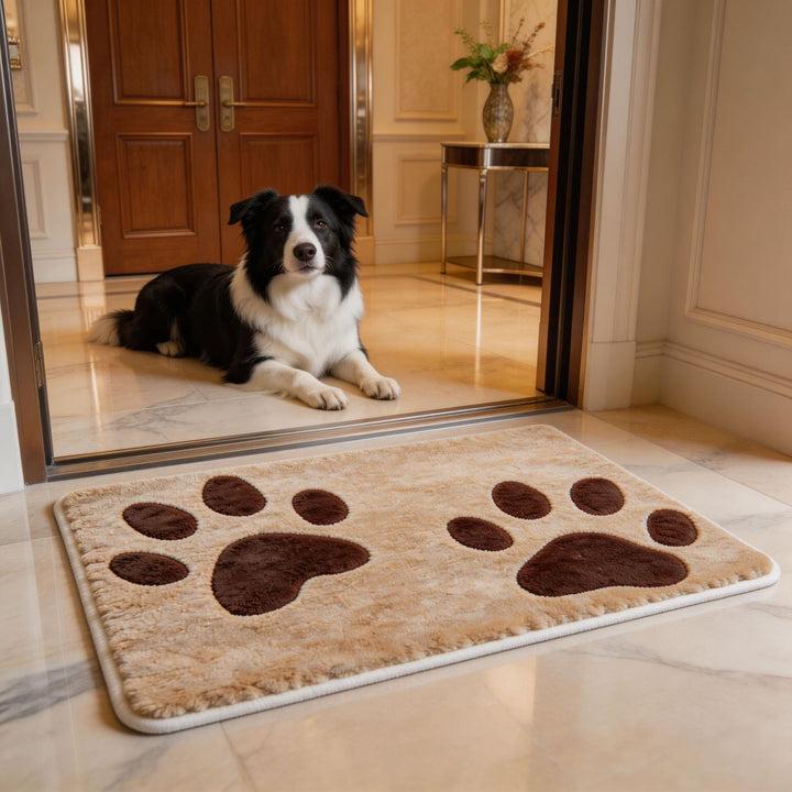 Decorative Pet Paw Print Area Mat