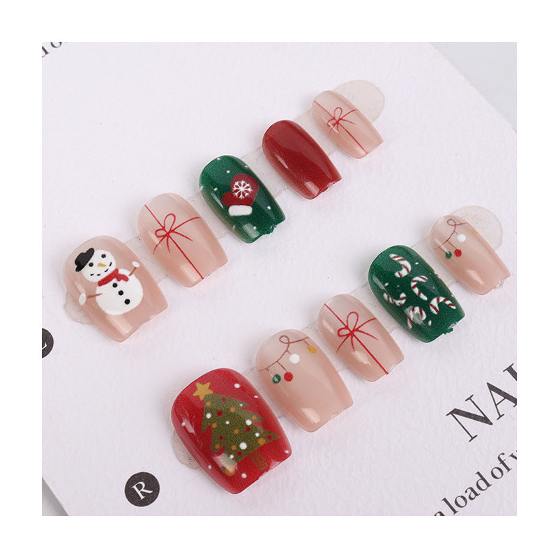 Festive Themed Press-On Nail Set