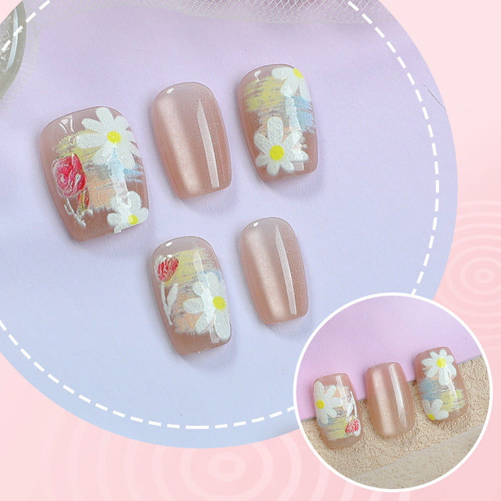 Decorative Floral Art Press-On Nail Set 1790738647