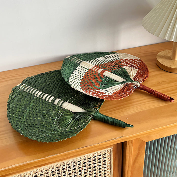 Women Hand-woven Fan made of natural material Kalsten