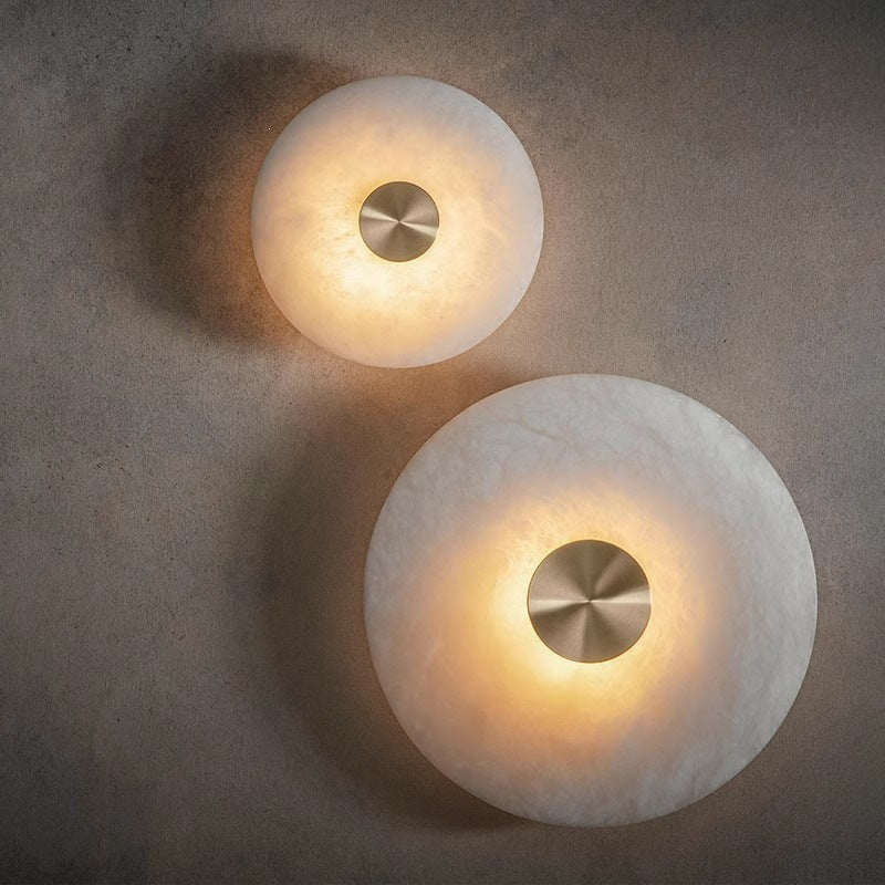 Modern Alabaster Wall Sconce