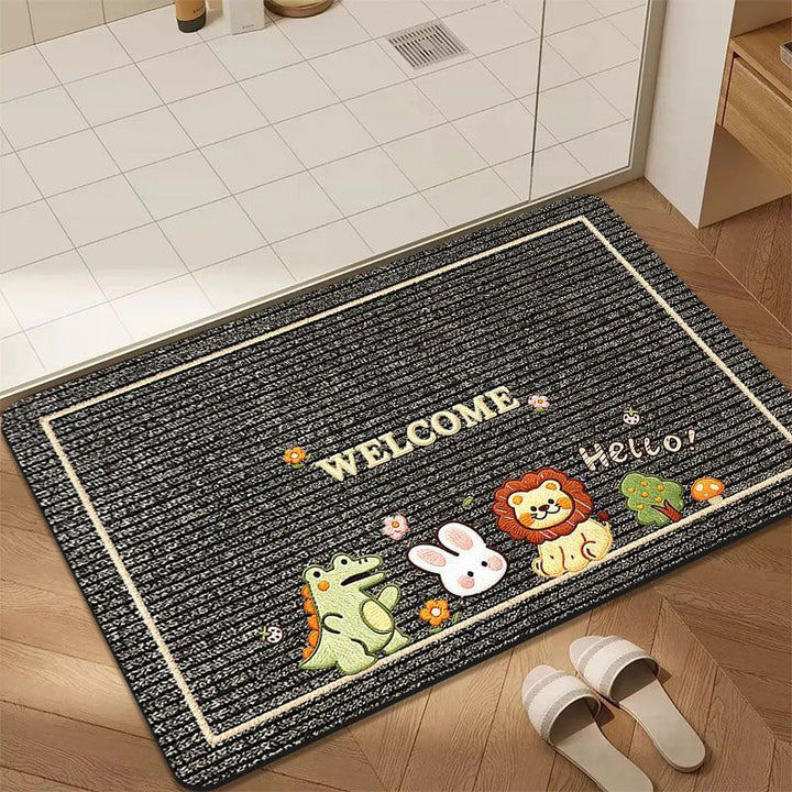 Cat-Themed Welcome Mat