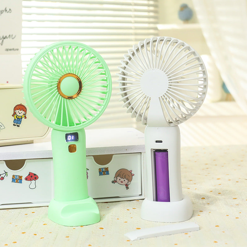 Women Portable Mini Table Fan with LED Display Kalsten