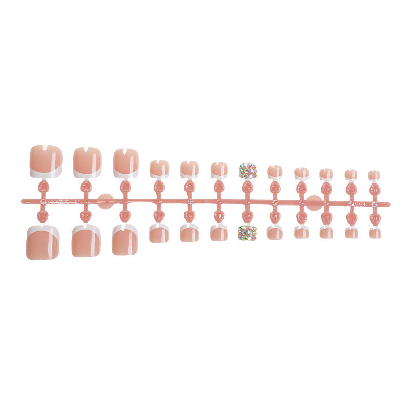 Artificial nail set with glamorous 3D decorations Kalsten