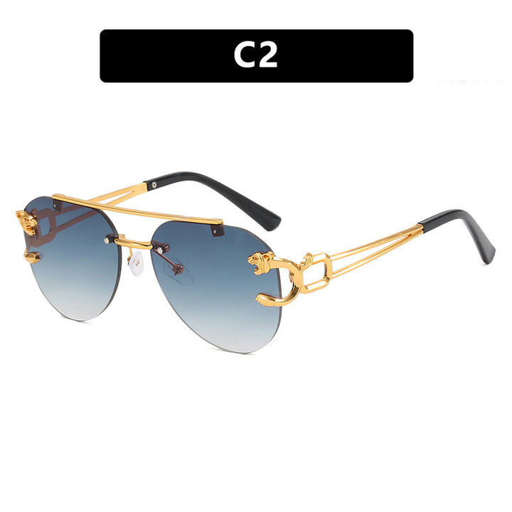 Women's unusual round sunglasses with decorative details Kalsten