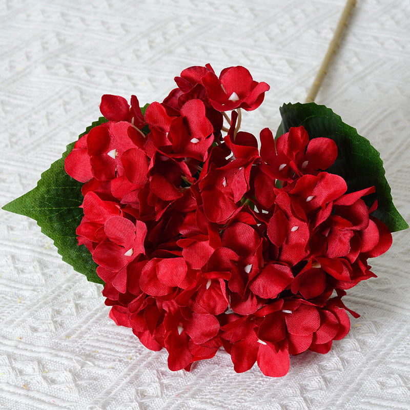 Faux Hydrangea Flower Stem