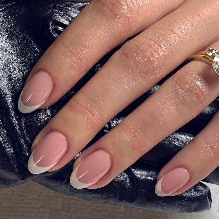 Artificial Nail Set in Elegant French-Style Kalsten