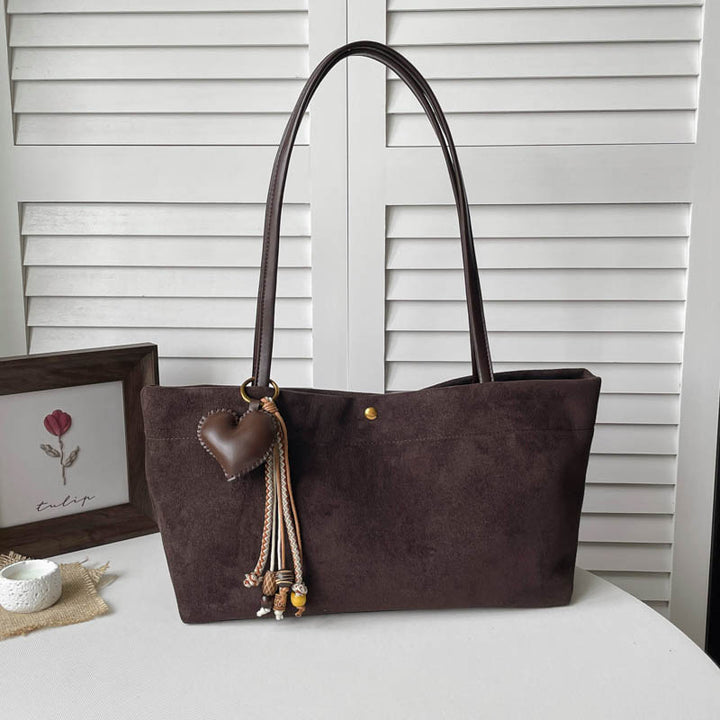 Suede Shoulder Tote Bag Kalsten