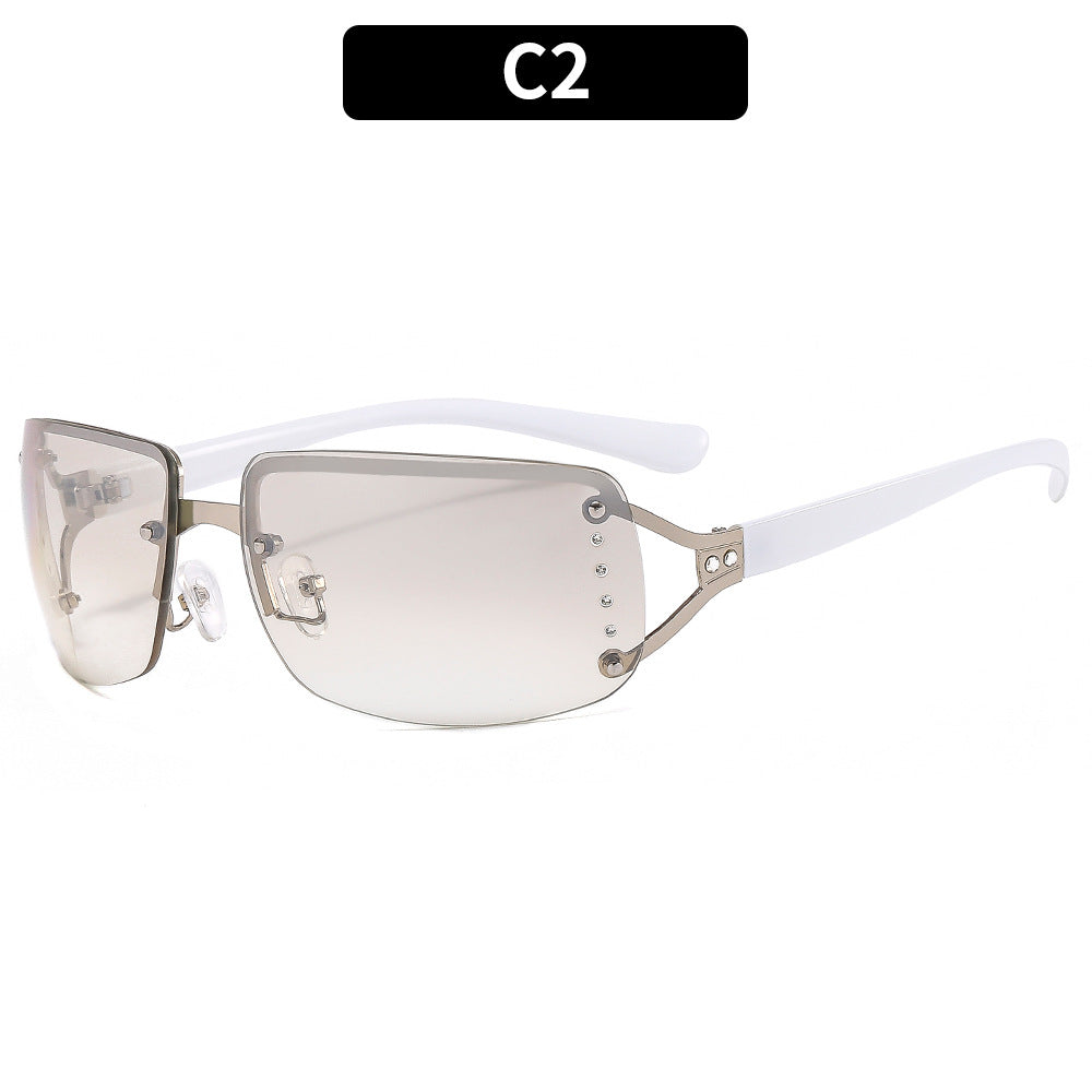 Futuristic Statement Shield Sunglasses