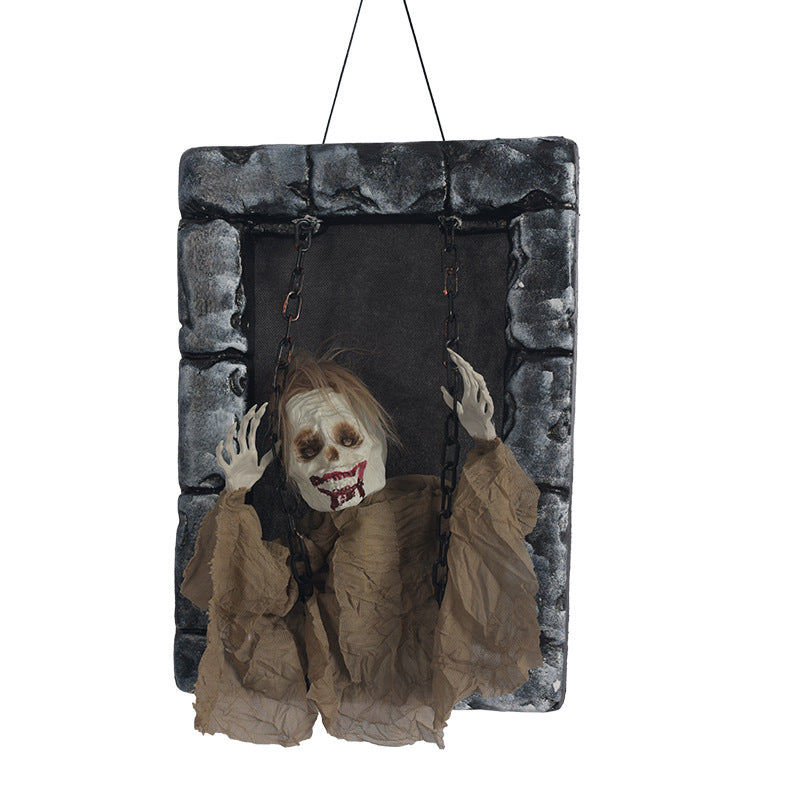 Animated Prisoner Skeleton Prop Kalsten