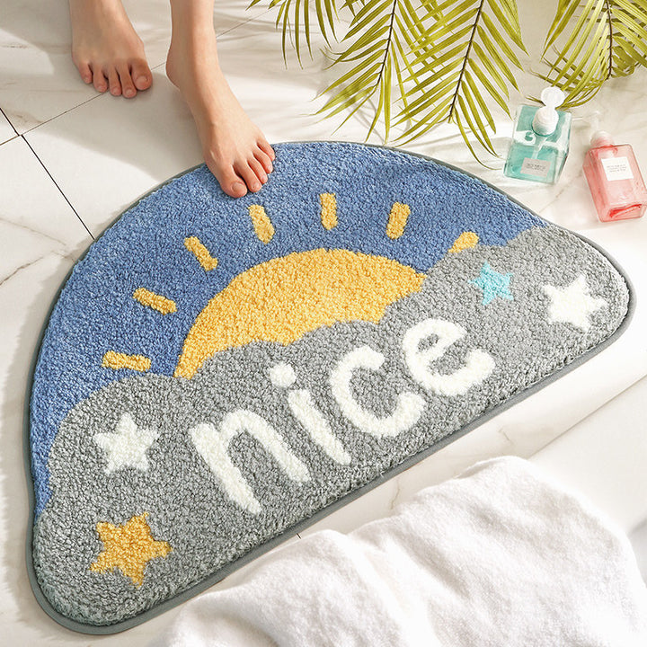 Playful Cartoon Pet Bath Mat Kalsten