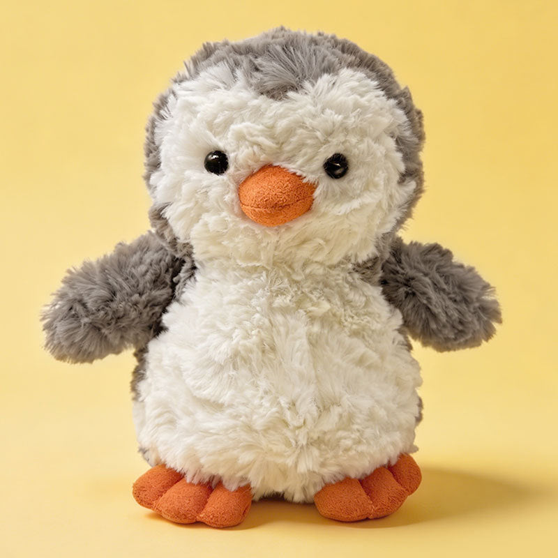 Plush Sitting Duck Soft Toy with Ultra-Soft Faux Fur and Bean-Fill Body Kalsten