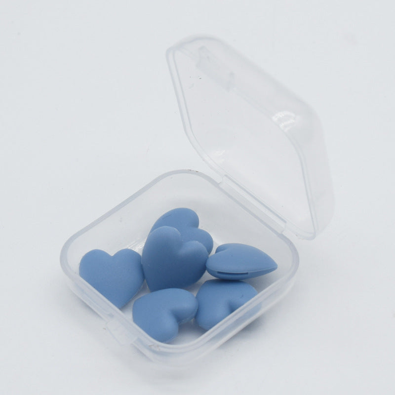 Heart-Shaped Silicone Keychain Holders Kalsten