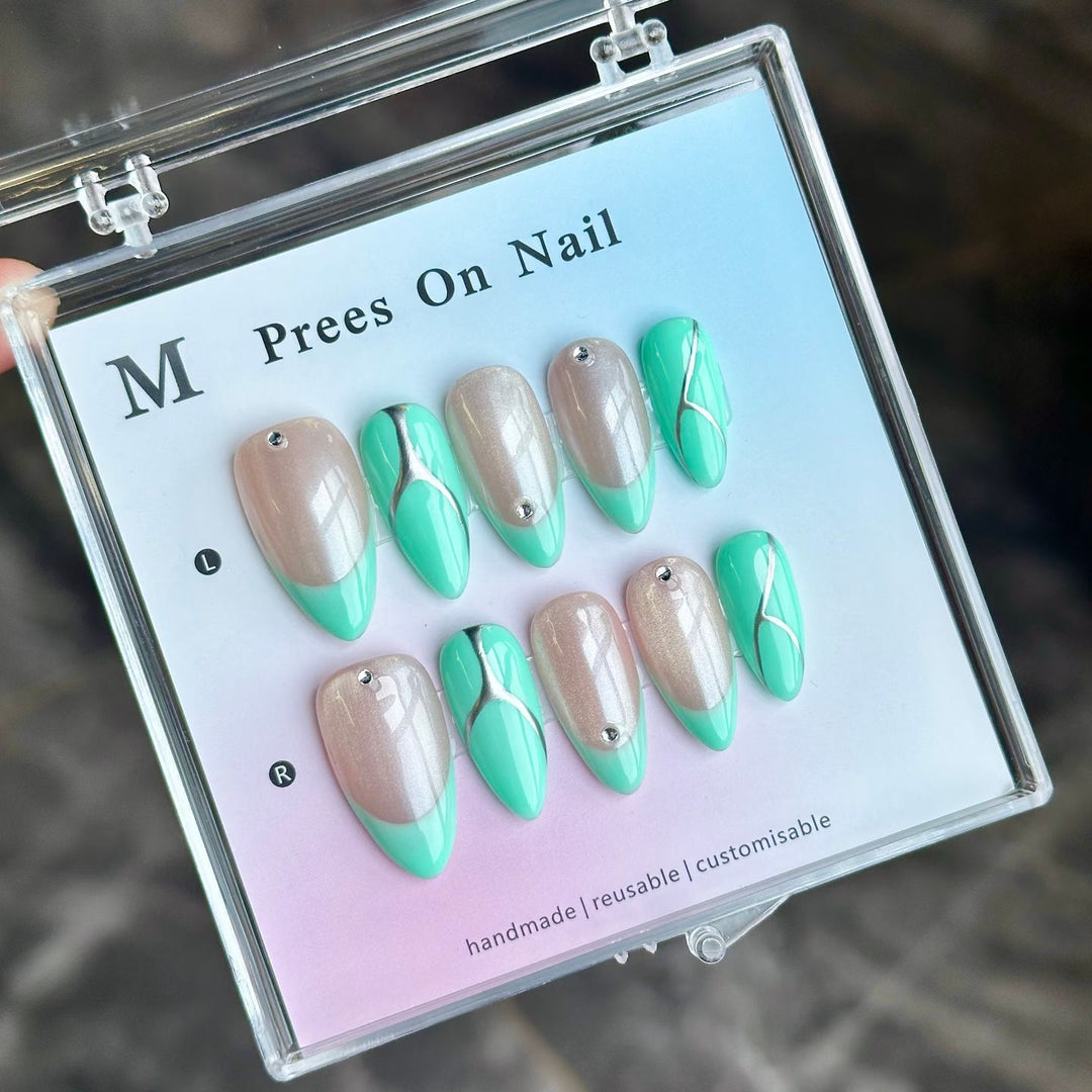 Artistic Reusable Press-On Nail Set