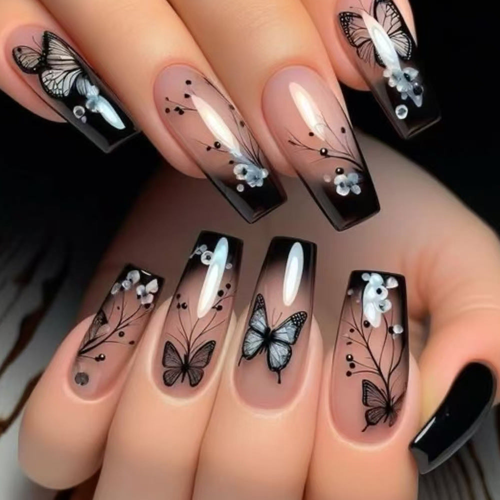 Artistic Butterfly Press-On Nails Kalsten