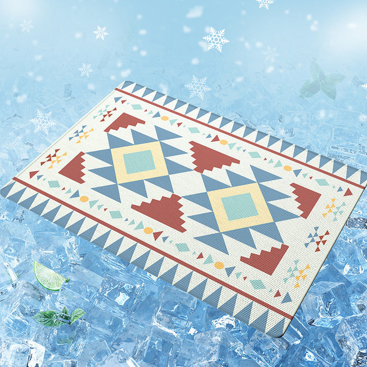 Geometric Patterned Indoor Outdoor Area Mat Kalsten