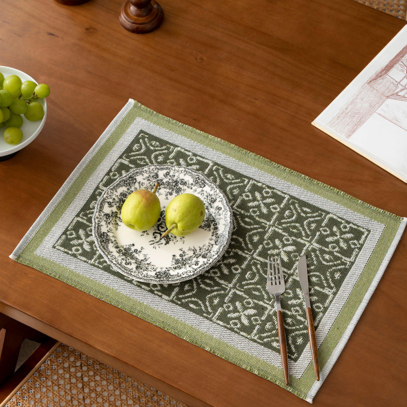Reversible jacquard scarf with ornamental weaving pattern Kalsten