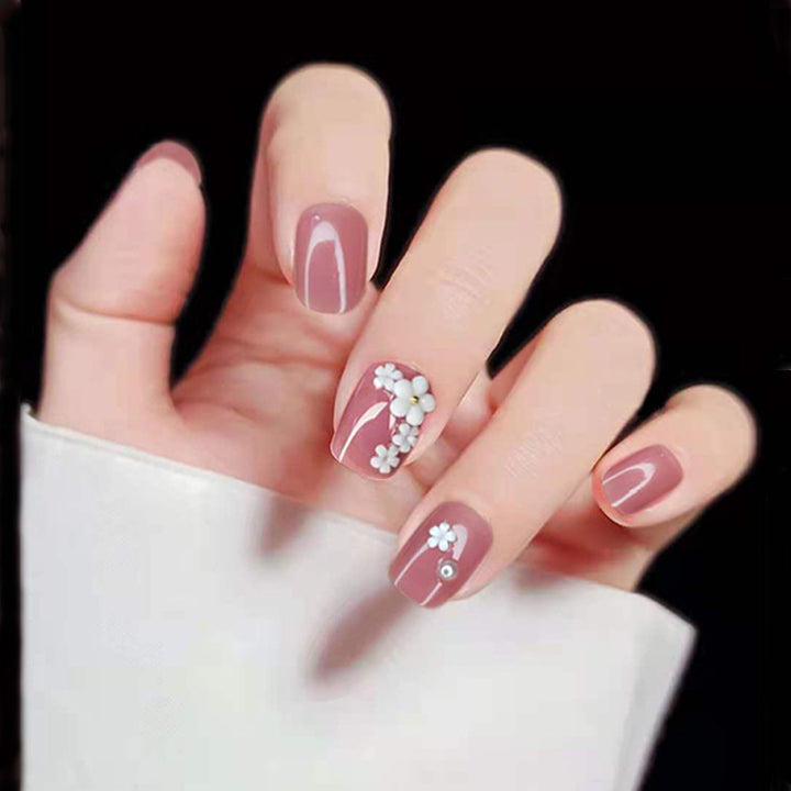 Artificial nail tips with bow design Kalsten